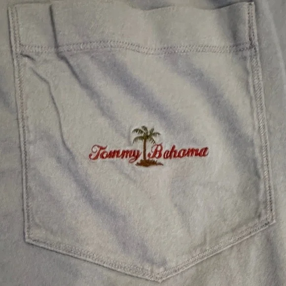 Tommy Bahama Blue Short Sleeve Tee - Picture 3 of 4